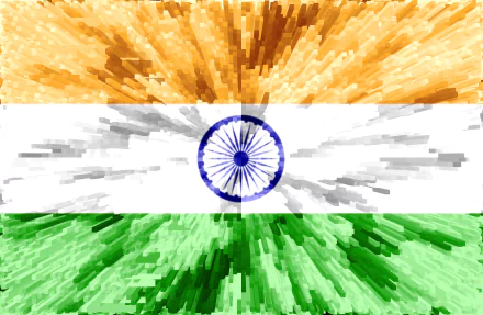 Vibrant HD wallpaper featuring the flag of India, showcasing its saffron, white, and green colors with the Ashoka Chakra at the center, set against a dynamic background.