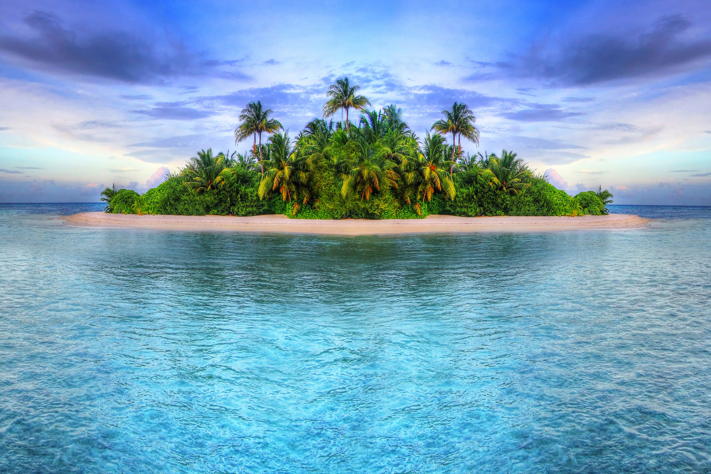 Earth Island HD Wallpaper | Background Image