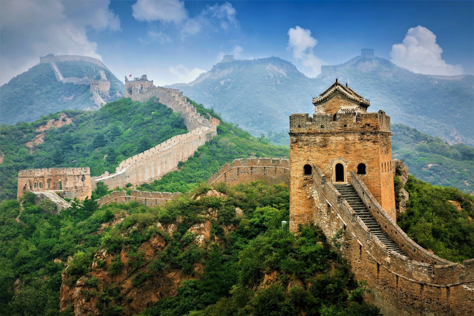 Great Wall of China 4k Ultra HD Wallpaper | Background Image