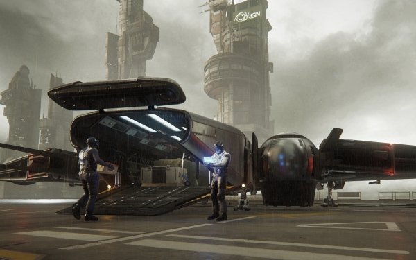 Video Game Star Citizen Spaceship HD Wallpaper | Background Image