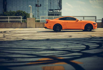 car orange car vehicle Ford Mustang HD Desktop Wallpaper | Background Image
