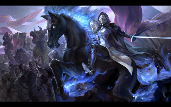 Anime Monster Girl Encyclopedia Horse Dark HD Wallpaper | Background Image