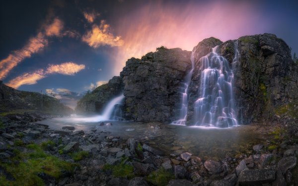 Earth Waterfall Waterfalls Nature HD Wallpaper | Background Image