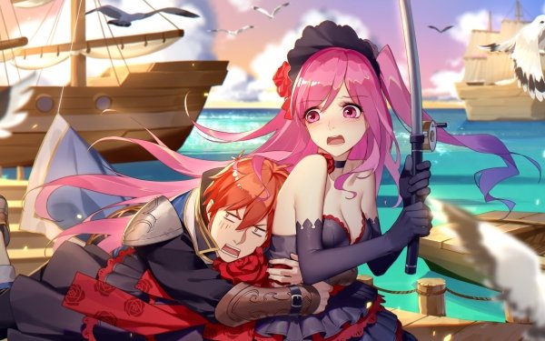 Anime Romantic Saga of Beauty & Devil HD Wallpaper | Background Image