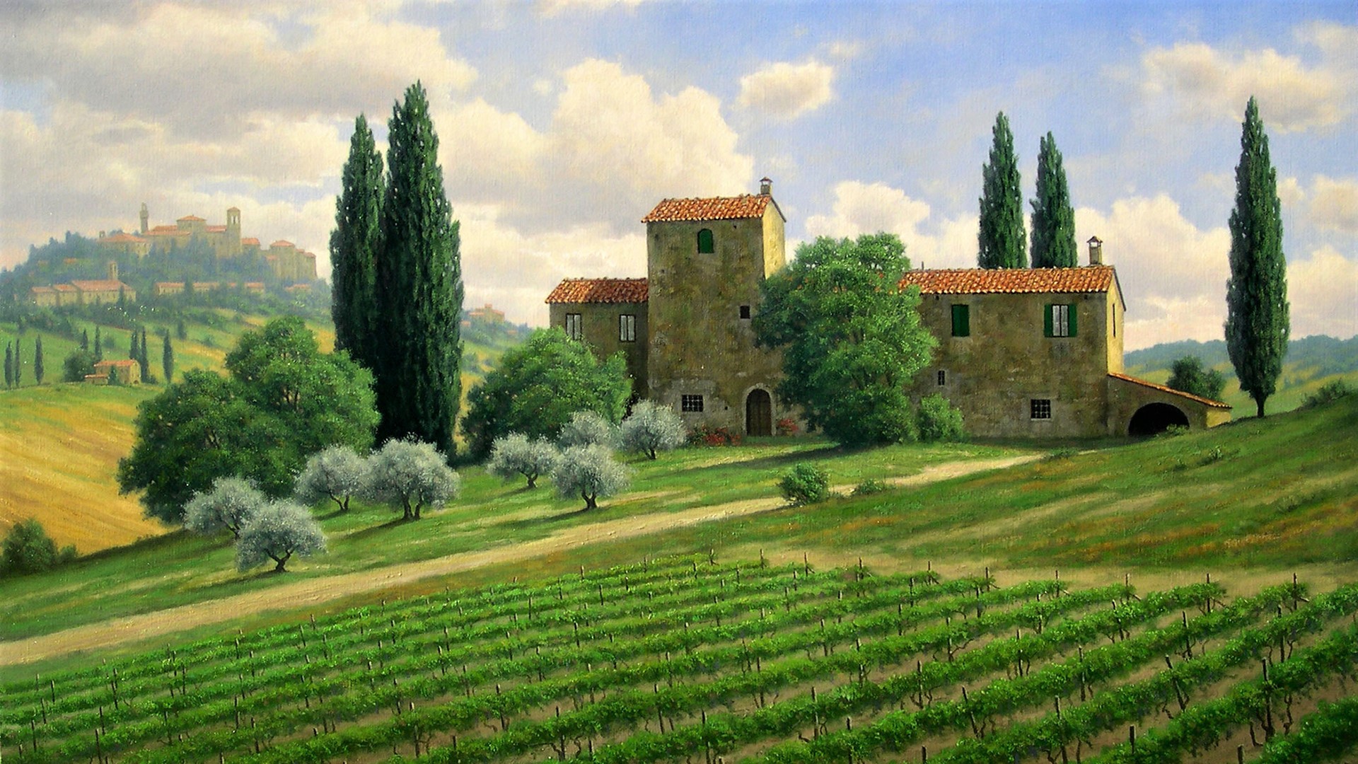Beautiful Tuscany by Mark Pettit