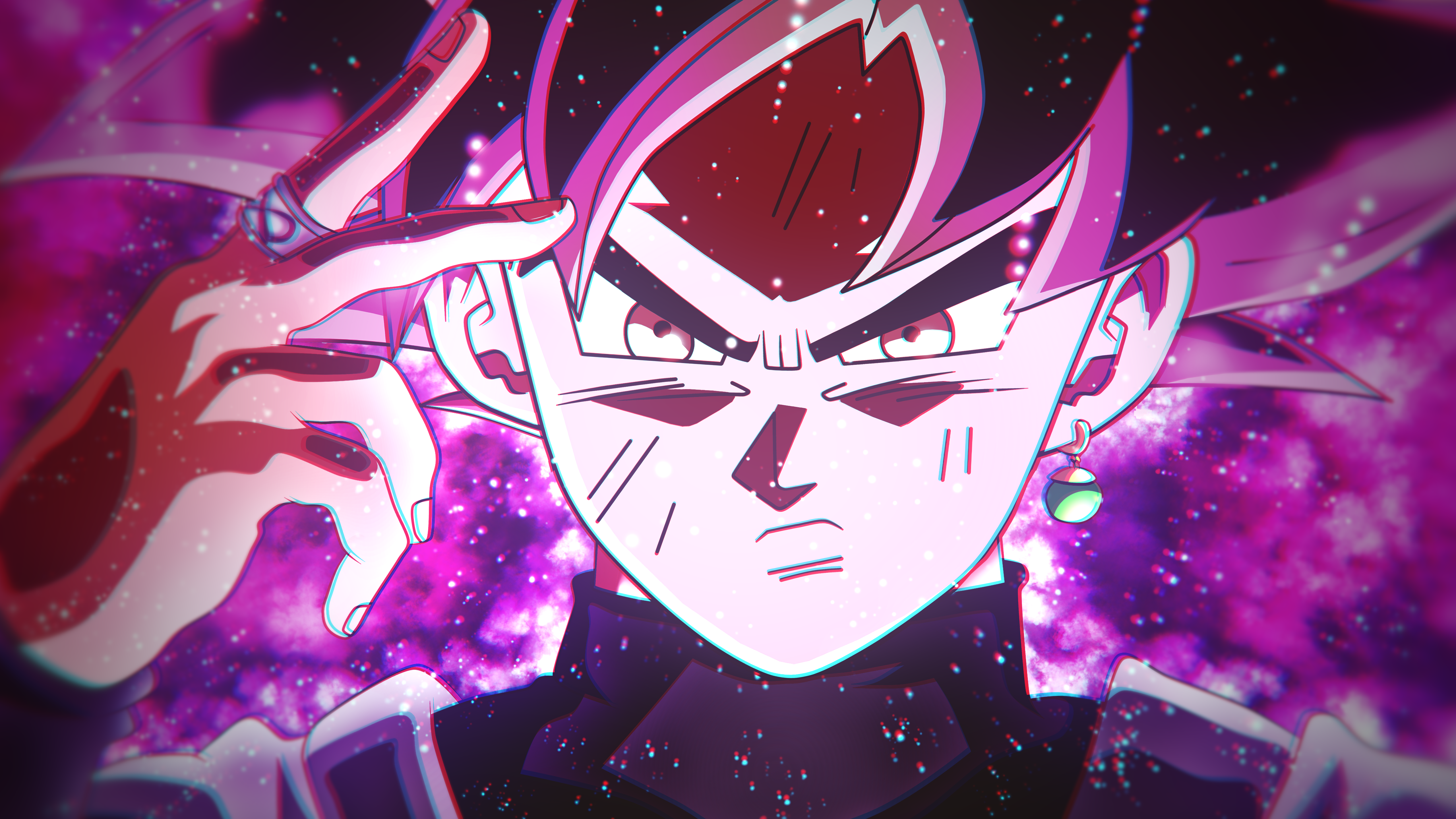 Goku Black Oled Anime Wallpaper 8k Ultra HD ID10881