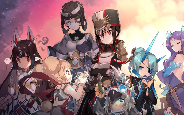 Brighid (Xenoblade) Praxis (Xenoblade) Finch (Xenoblade) Mòrag Ladair Azami (Xenoblade) Electra (Xenoblade) Kasandra (Xenoblade) video game Xenoblade Chronicles 2 HD Desktop Wallpaper | Background Image