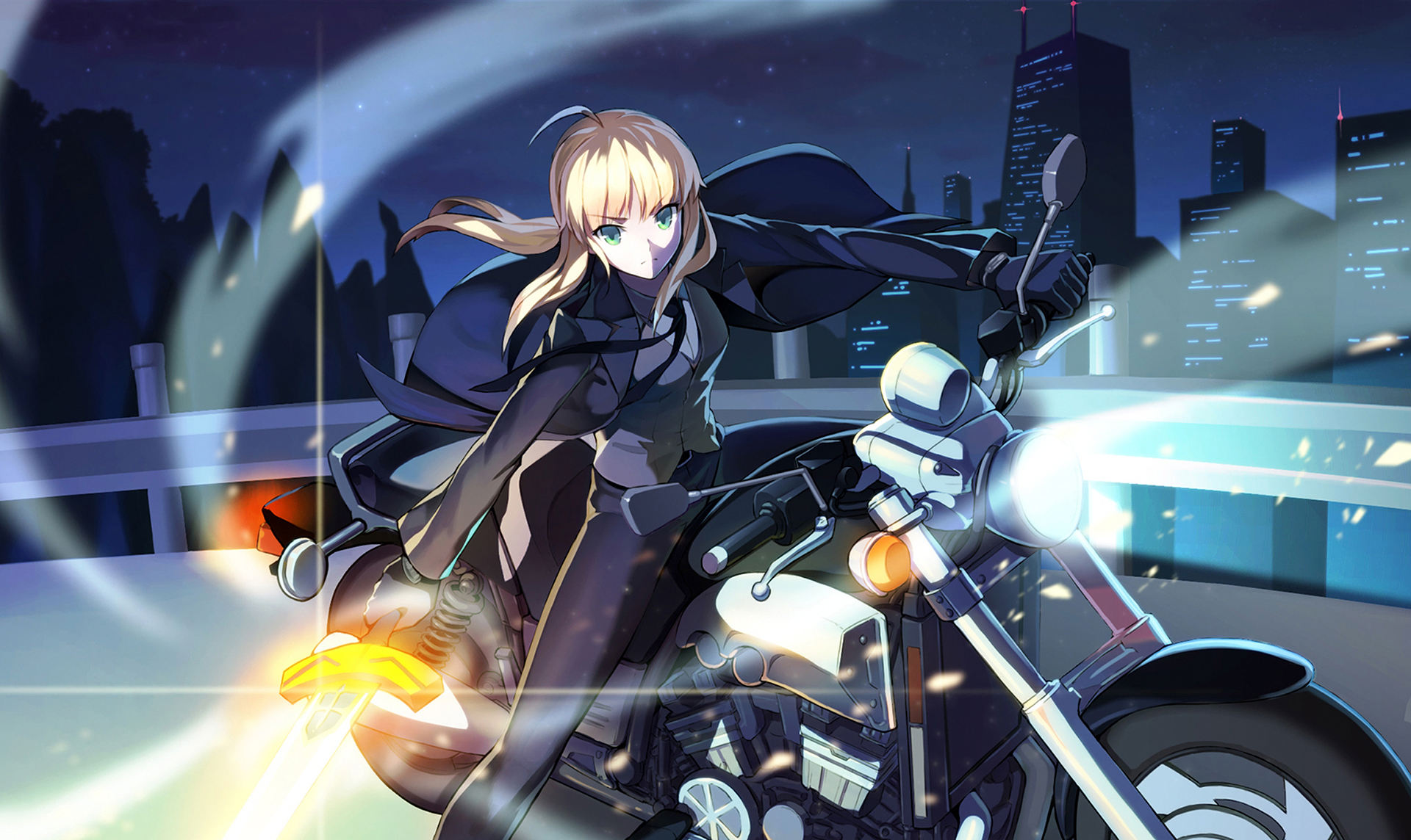 Download Saber (Fate Series) Anime Fate/Zero HD Wallpaper by A3eilm2s2y