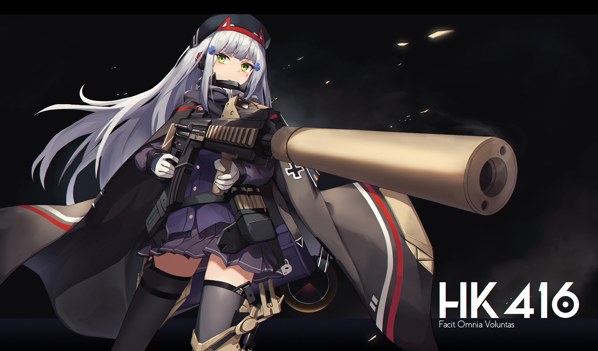 Desktop Wallpaper Sunset G11 Hk416 Girls Frontline An 