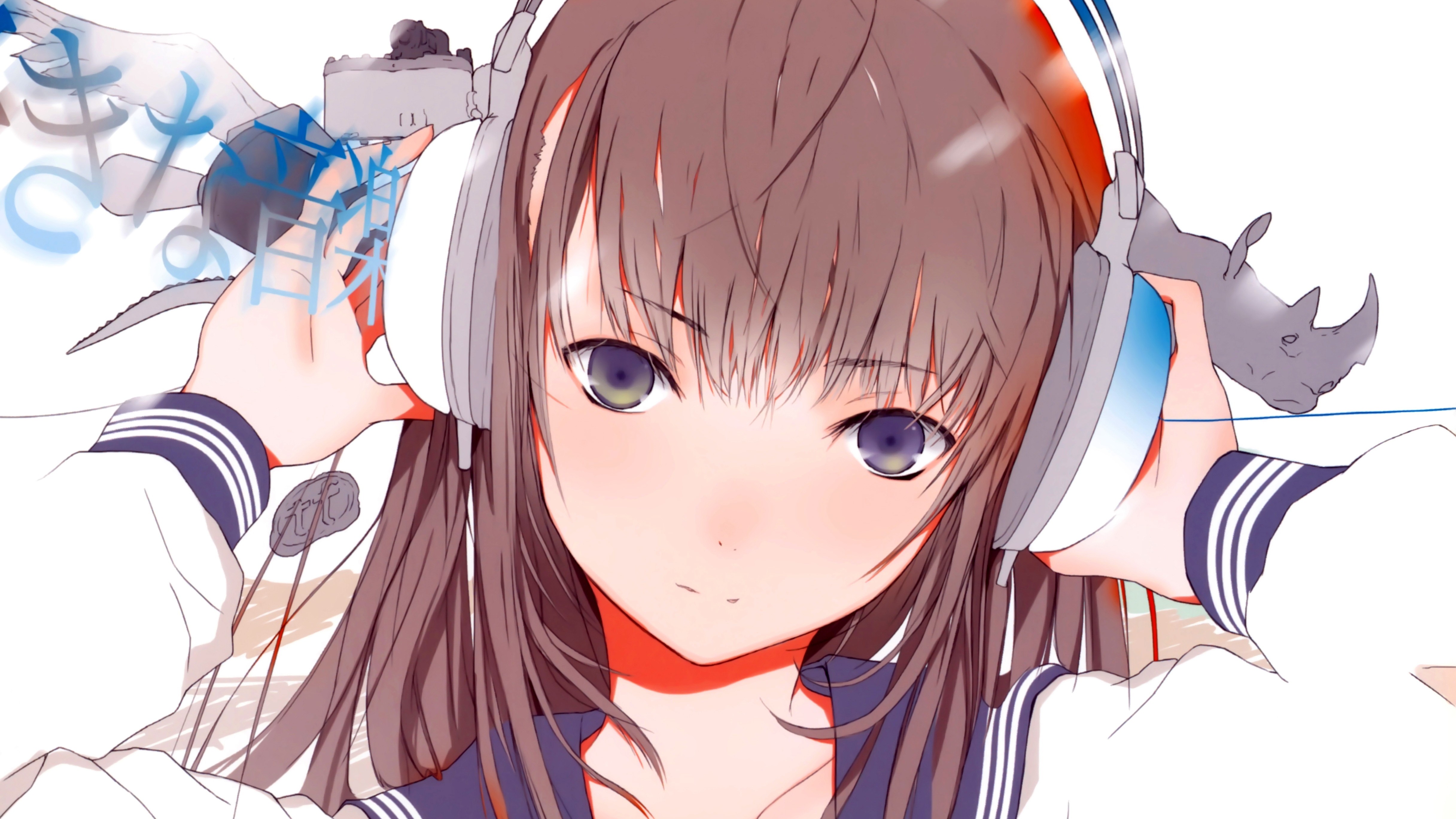 Anime Headphones HD Wallpaper | Background Image