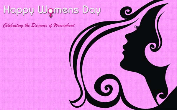 Holiday Women's Day Happy Women's Day Statement Pink HD Wallpaper | Background Image