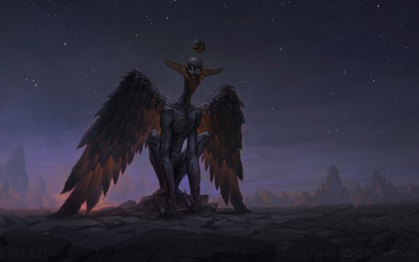Dark Creature Creepy Wings HD Wallpaper | Background Image