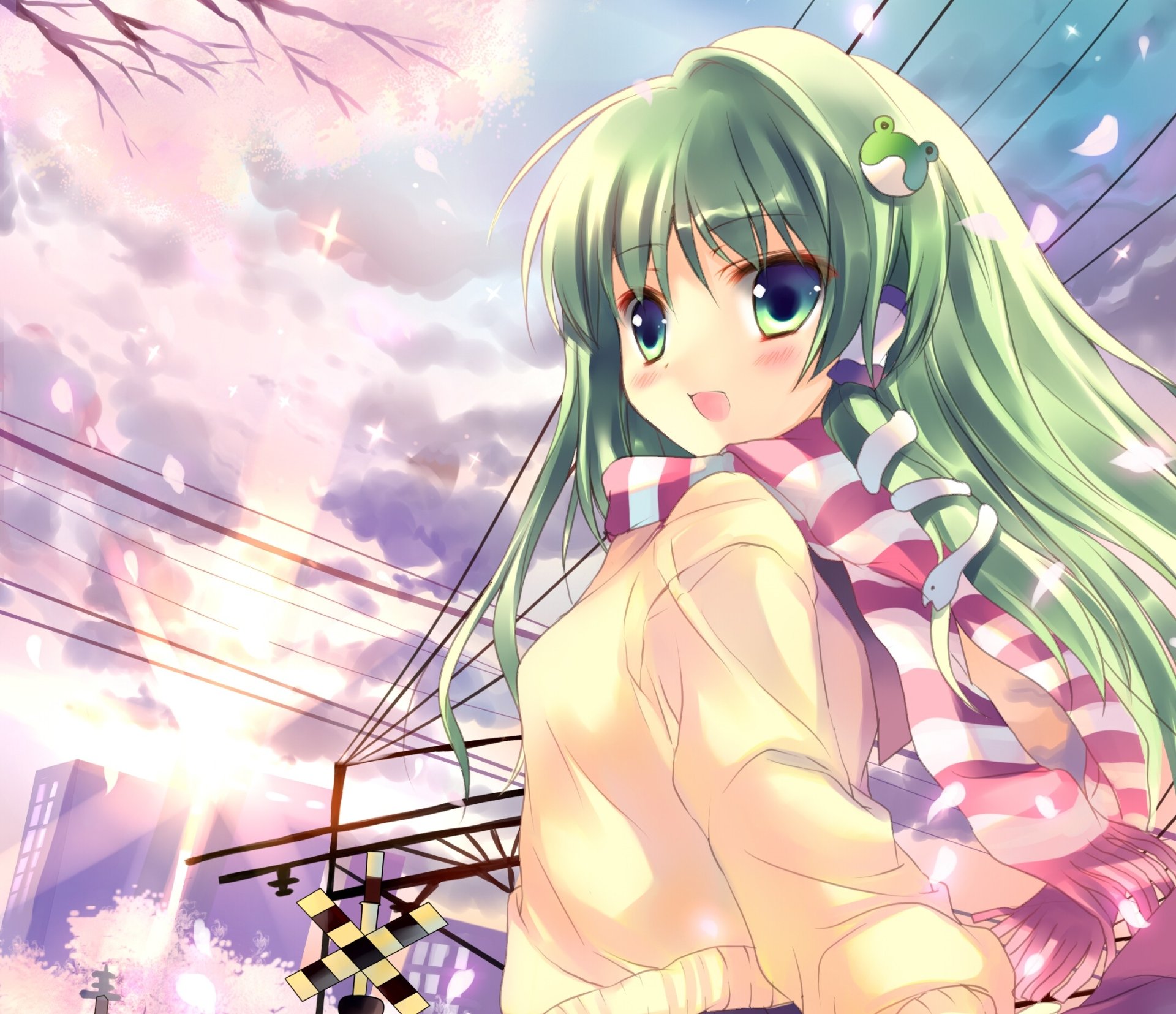 Download Sanae Kochiya Anime Touhou HD Wallpaper by Azumi Kazuki