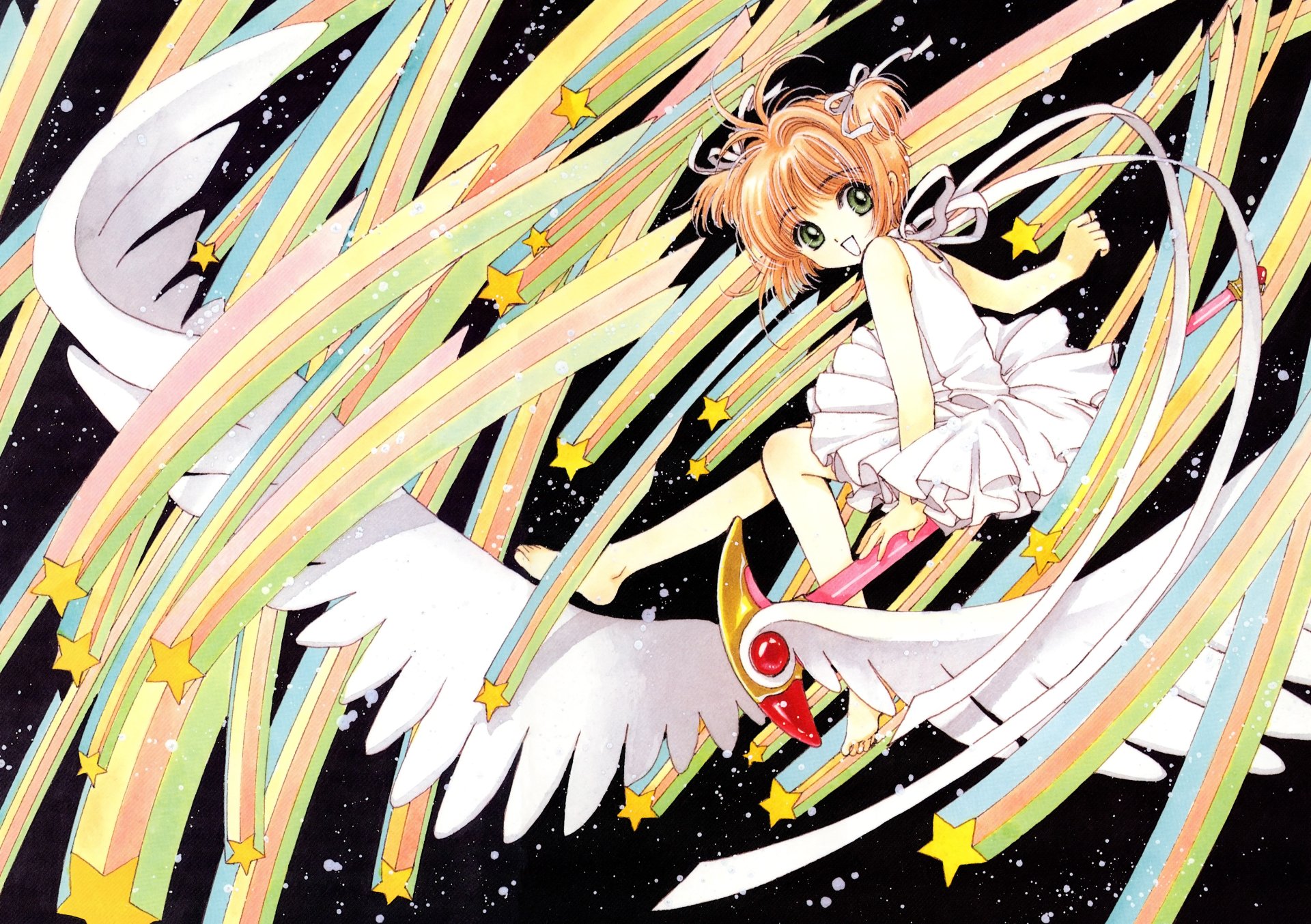 Download Sakura Kinomoto Anime Cardcaptor Sakura 4k Ultra HD Wallpaper by clamp