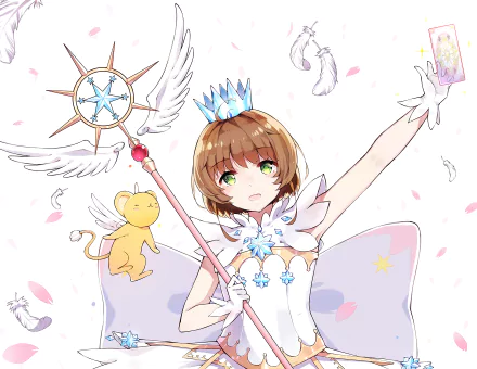Keroberos (Card Captor Sakura) Sakura Kinomoto Anime Cardcaptor Sakura HD Desktop Wallpaper | Background Image