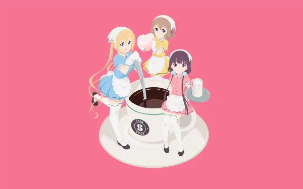 Maika Sakuranomiya Mafuyu Hoshikawa Kaho Hinata Anime Blend S HD Desktop Wallpaper | Background Image
