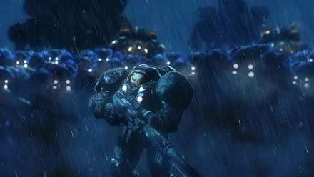 weapon warrior rain Jim Raynor video game Starcraft HD Desktop Wallpaper | Background Image