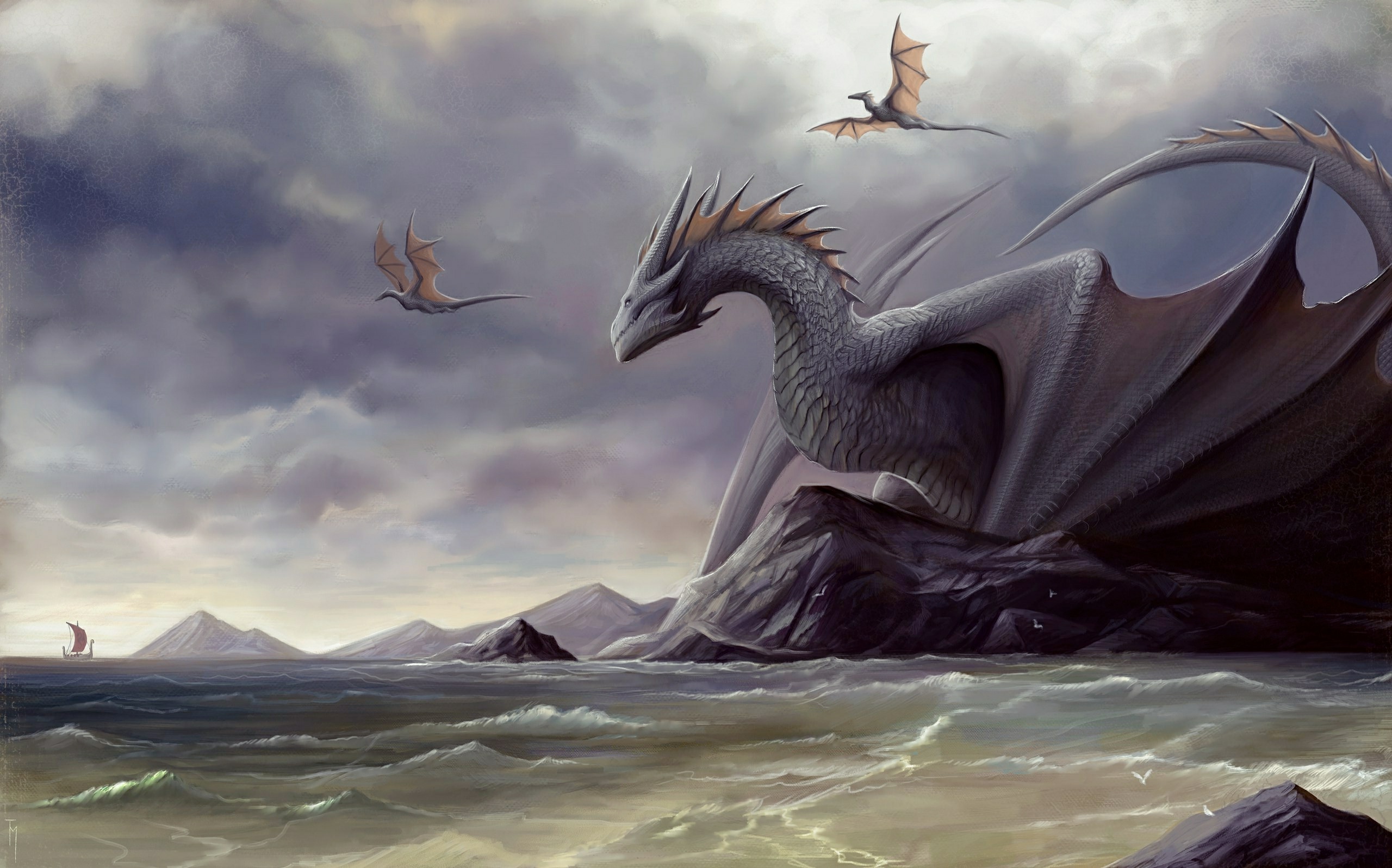 Download Fantasy Dragon Hd Wallpaper By Tatianamakeeva 3592