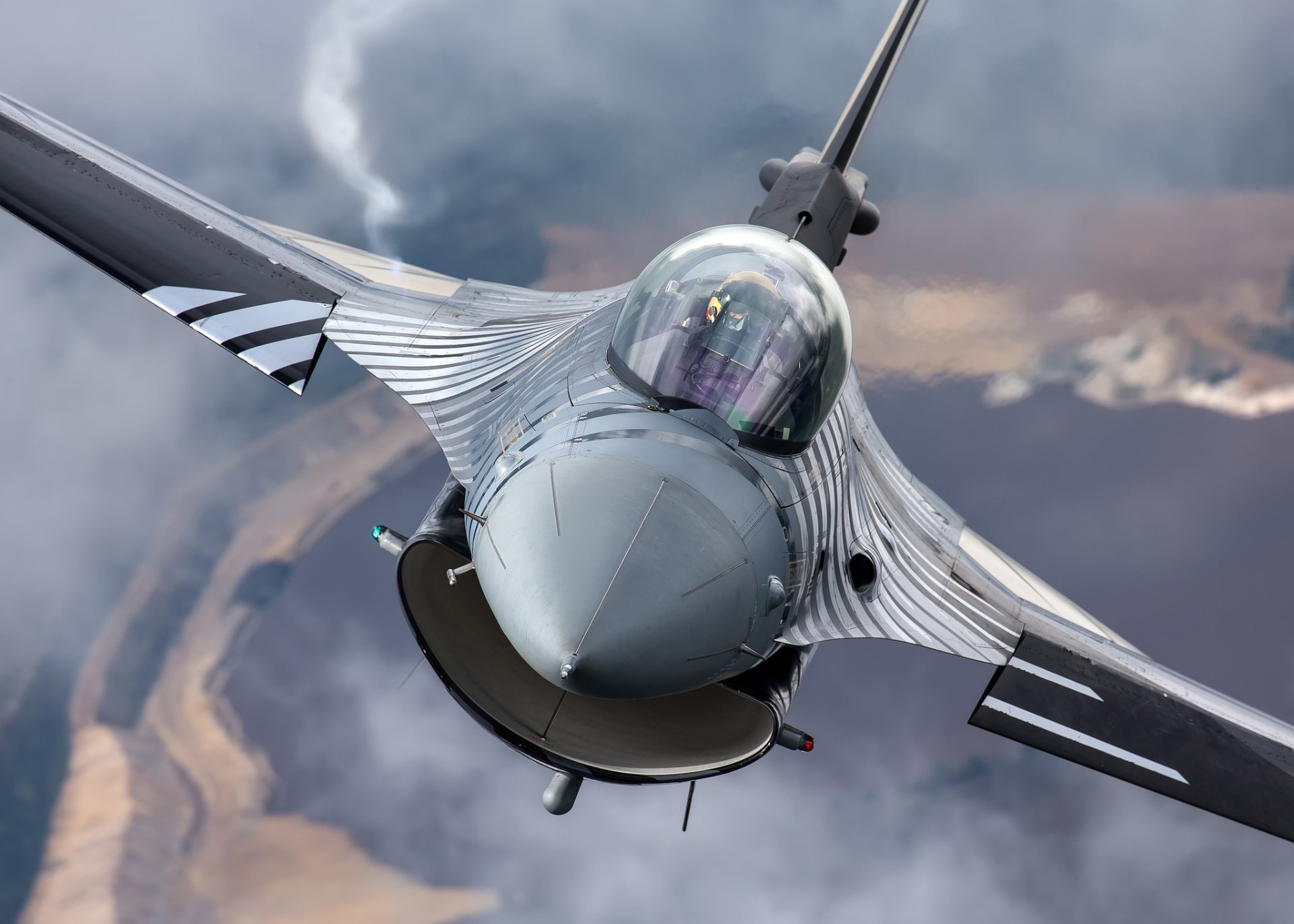 Militar General Dynamics F Fighting Falcon HD Fondo De Pantalla