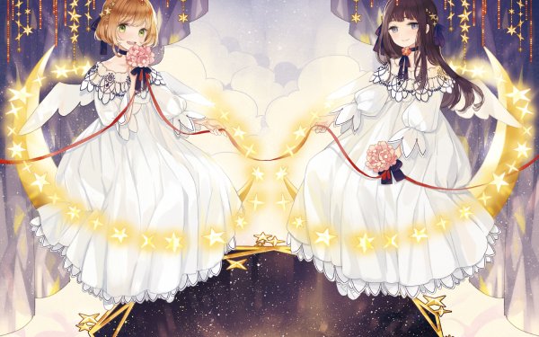 Anime Cardcaptor Sakura Tomoyo Daidouji Sakura Kinomoto HD Wallpaper | Background Image