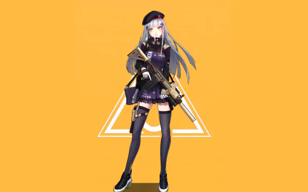 HK416 (Girls Frontline) video game Girls Frontline HD Desktop Wallpaper | Background Image