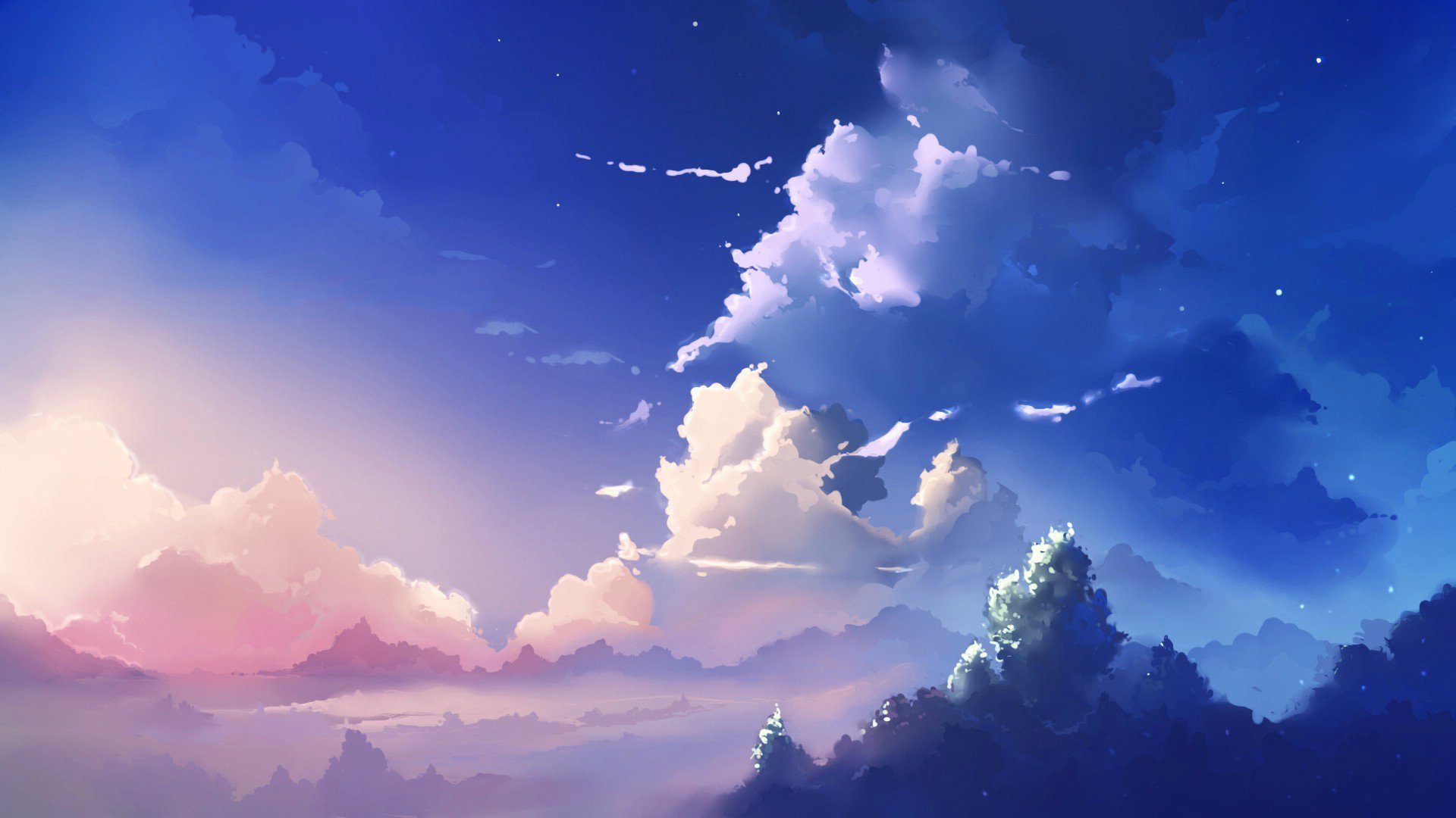 Artistic Sky and Clouds HD Wallpaper