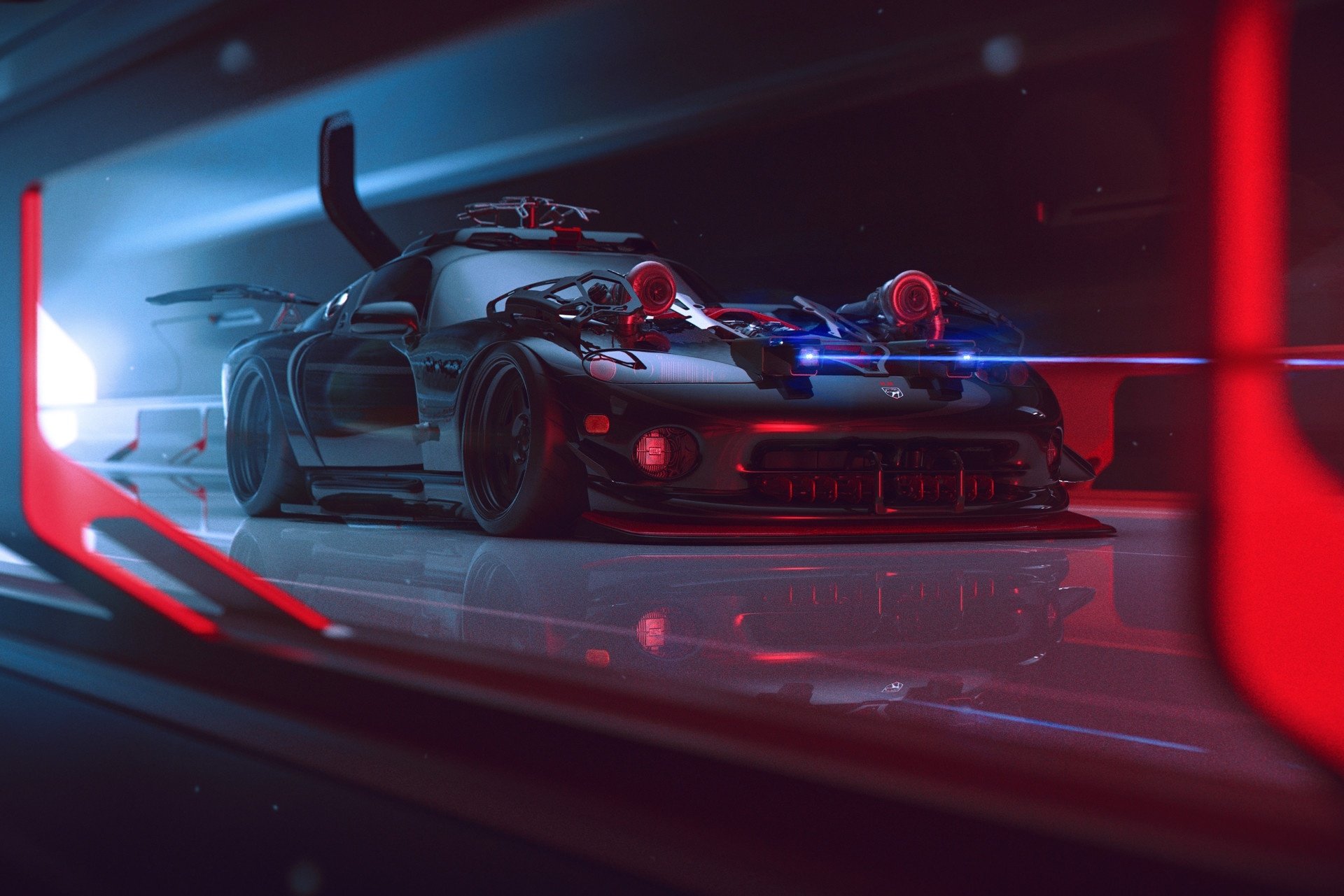 Download Sci Fi Car Vehicle Artistic HD Wallpaper by Khyzyl Saleem