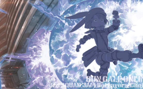 HD desktop wallpaper featuring LLENN from Sword Art Online Alternative: Gun Gale Online. The image showcases Karen Kohiruimaki in her anime appearance amidst an action-packed, vividly colored background.