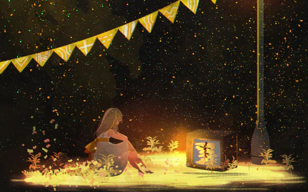 bow (Clothing) blonde long hair television Anime Original HD Desktop Wallpaper | Background Image