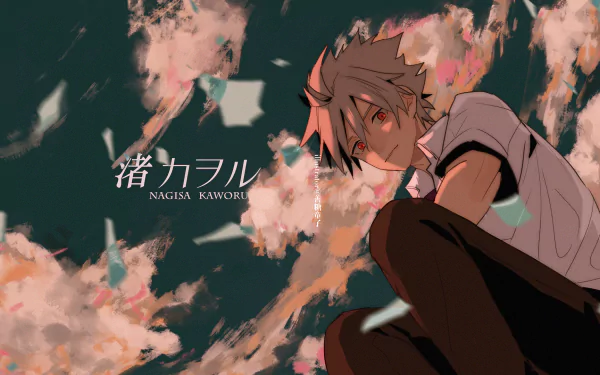 Kaworu Nagisa Anime Evangelion: 3.0 You Can (Not) Redo HD Desktop Wallpaper | Background Image