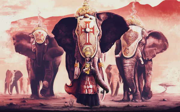 fantasy elephant HD Desktop Wallpaper | Background Image