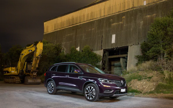 purple car SUV car Renault vehicle Renault Koleos HD Desktop Wallpaper | Background Image