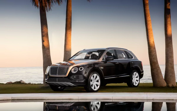 SUV black car car Bentley vehicle Bentley Bentayga HD Desktop Wallpaper | Background Image