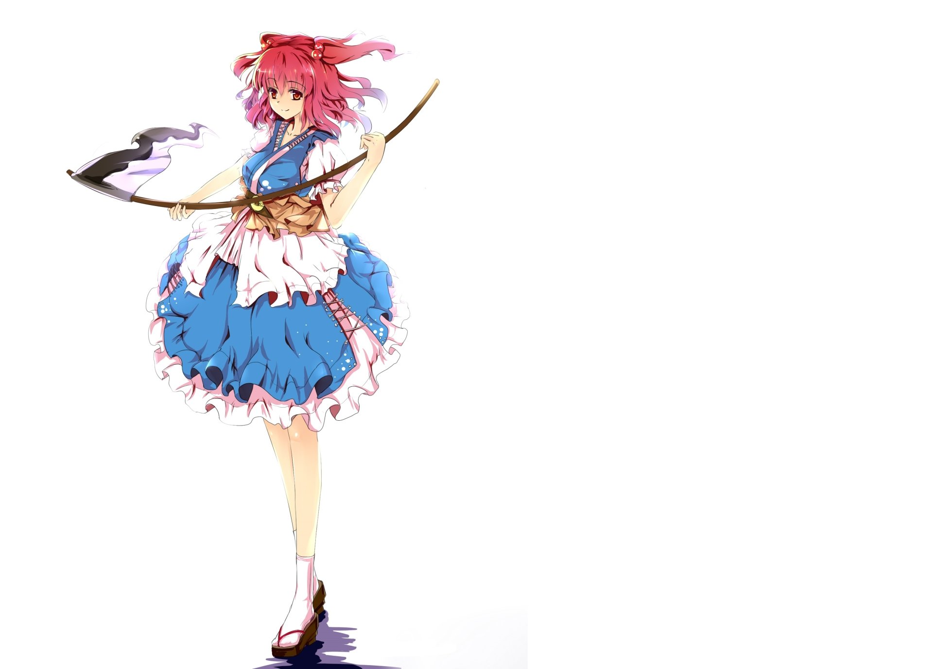 Download Komachi Onozuka Anime Touhou HD Wallpaper by 白丝少年(しらいと)