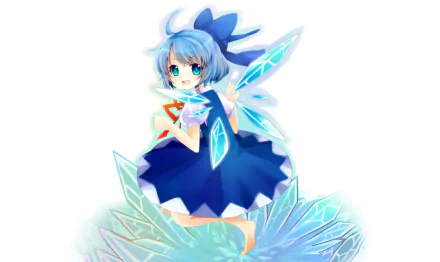 Cirno (Touhou) Anime Touhou HD Desktop Wallpaper | Background Image