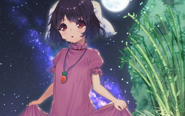 Anime Touhou Tewi Inaba HD Wallpaper | Background Image