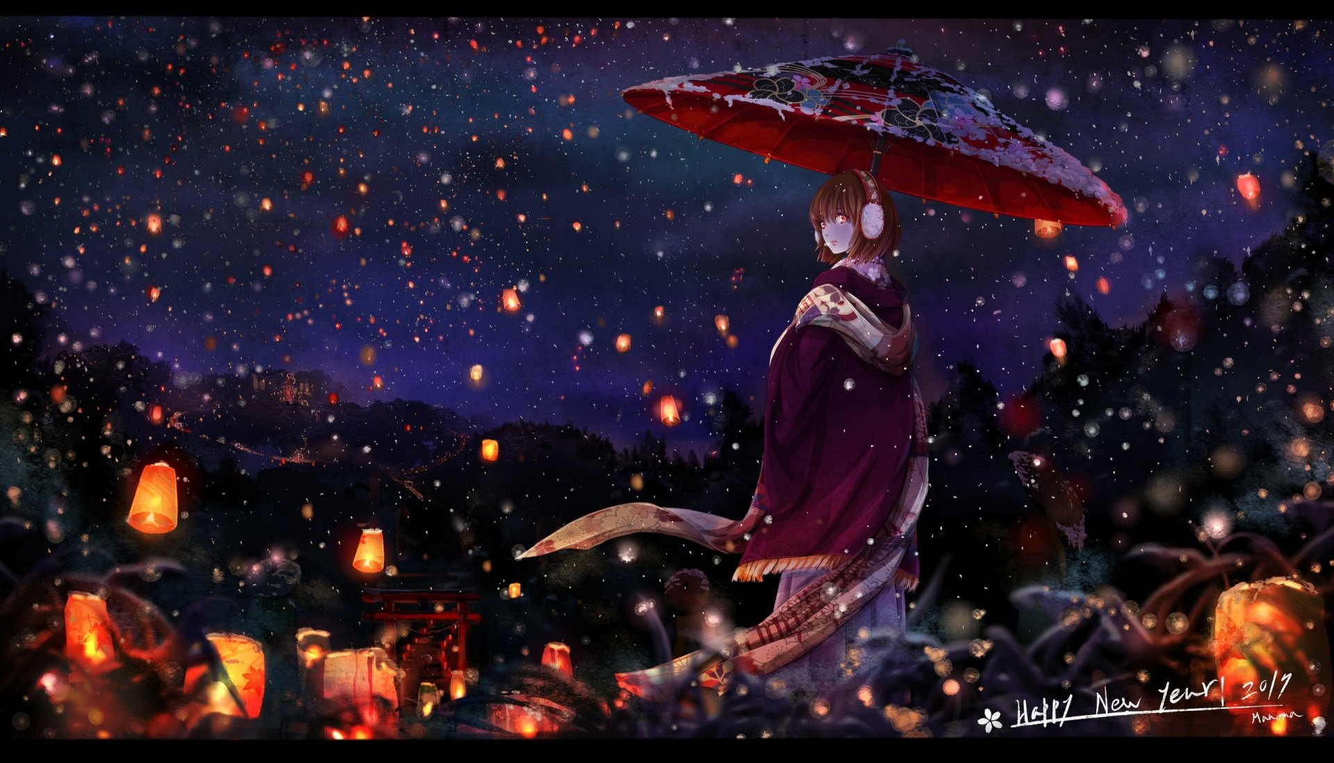 Download Anime Headphones HD Wallpaper