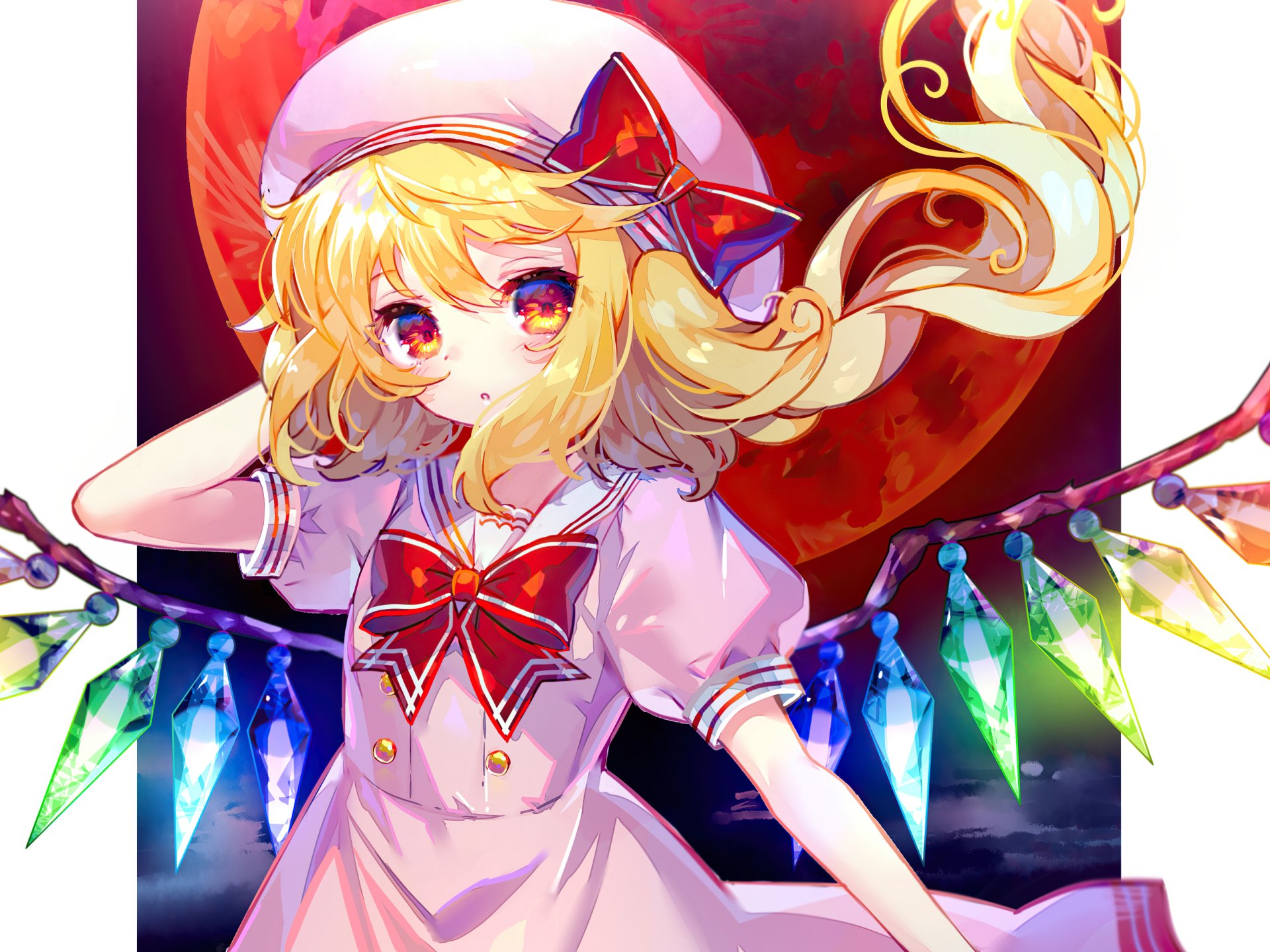 Download Flandre Scarlet Anime Touhou HD Wallpaper by ひなすみれ