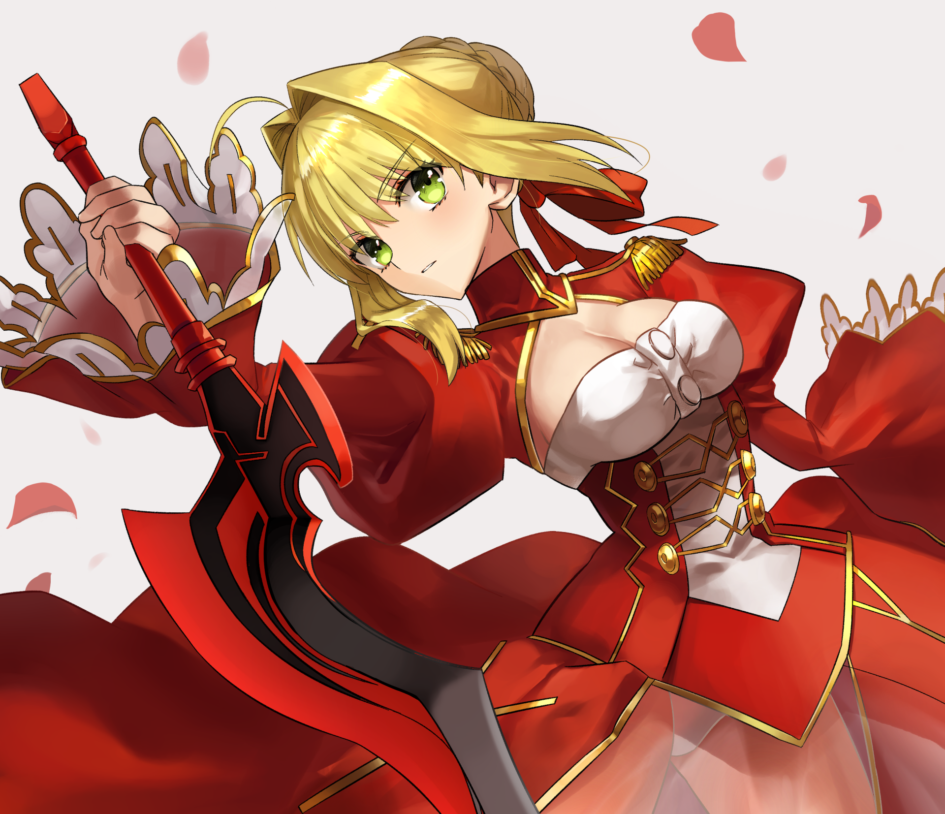 Download Saber Fate Series Nero Claudius Anime Fateextra Hd Wallpaper By 芦原 7736