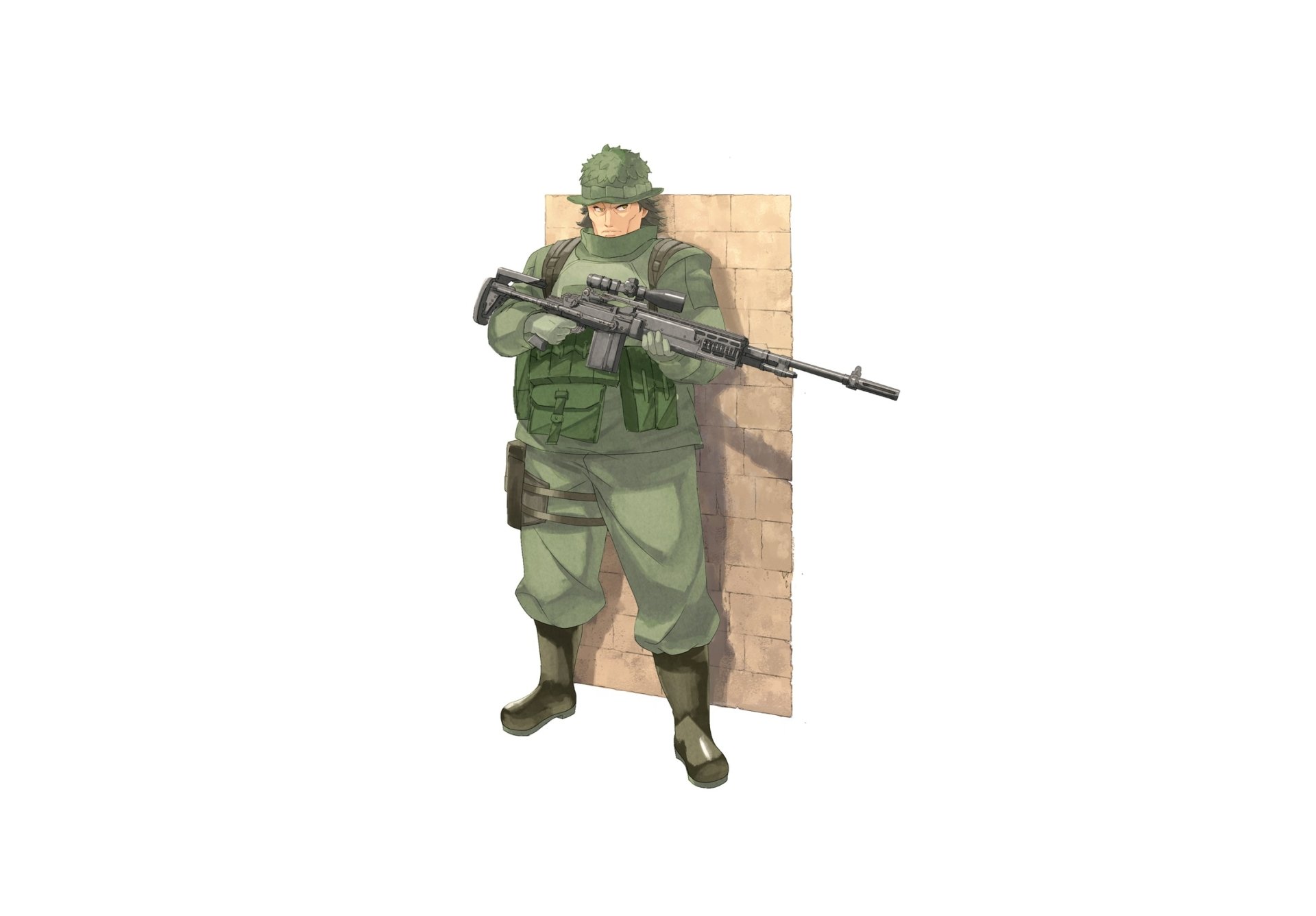 Download Goushi Asougi M (Sword Art Online) Anime Sword Art Online Alternative: Gun Gale Online HD Wallpaper by おーけ