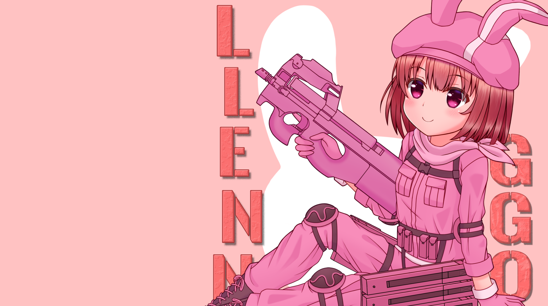 Download Karen Kohiruimaki LLENN (Sword Art Online) Anime Sword Art Online Alternative: Gun Gale Online HD Wallpaper by リリアライト