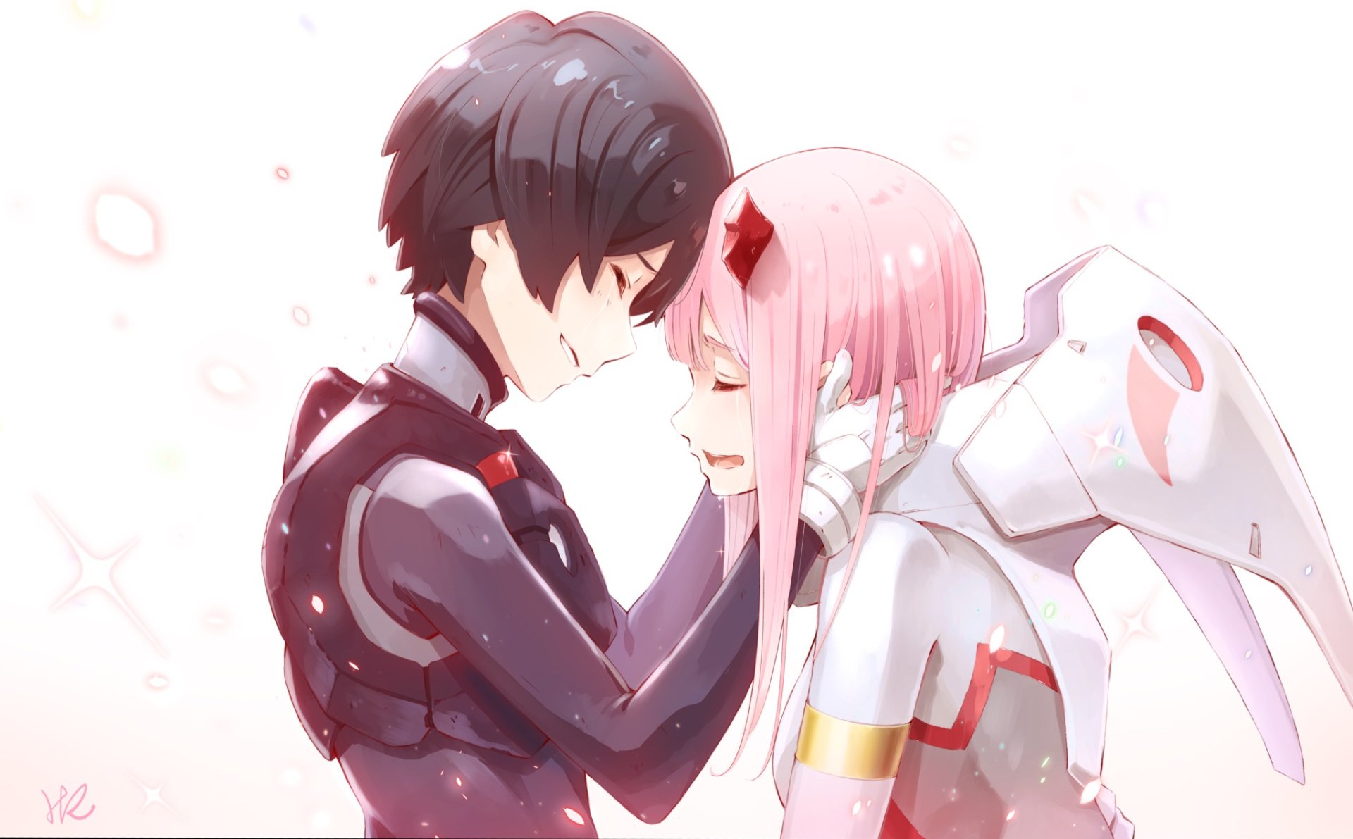 Hiro And Zero Two Hd Wallpaper Darling In The Franxx By れいた 