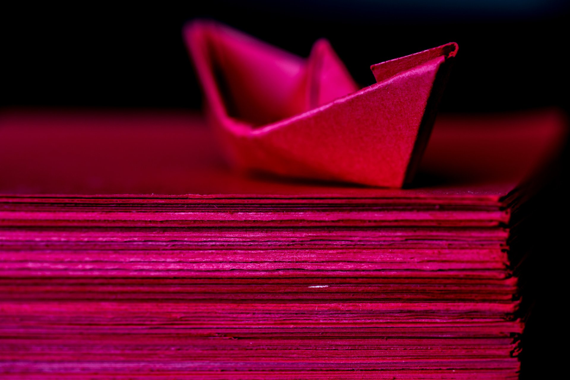 Download Paper Boat Man Made Origami HD Wallpaper