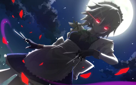 Sakuya Izayoi Anime Touhou HD Desktop Wallpaper | Background Image