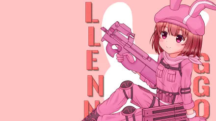 Karen Kohiruimaki LLENN (Sword Art Online) Anime Sword Art Online Alternative: Gun Gale Online HD Desktop Wallpaper | Background Image
