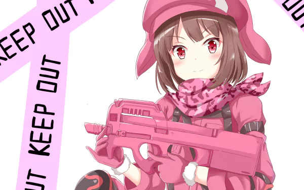 Karen Kohiruimaki LLENN (Sword Art Online) Anime Sword Art Online Alternative: Gun Gale Online HD Desktop Wallpaper | Background Image
