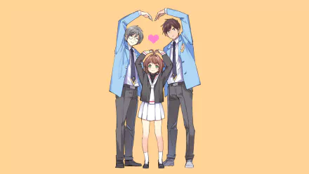 Toya Kinomoto Sakura Kinomoto Yukito Tsukishiro Anime Cardcaptor Sakura HD Desktop Wallpaper | Background Image