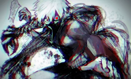 Kakuja (Tokyo Ghoul) Kagune (Tokyo Ghoul) mask white hair red eyes Ken Kaneki Anime Tokyo Ghoul HD Desktop Wallpaper | Background Image