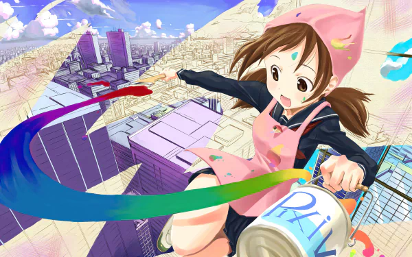 Anime Pixiv-tan HD Desktop Wallpaper | Background Image