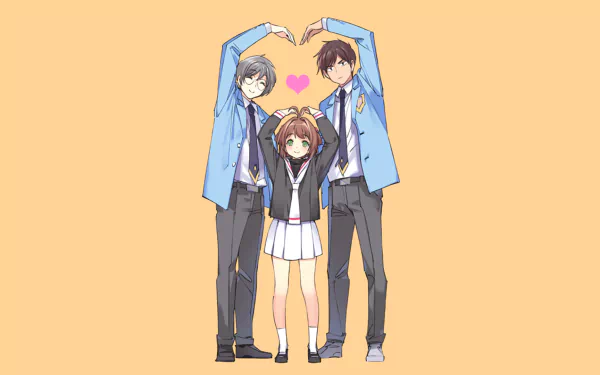 Toya Kinomoto Sakura Kinomoto Yukito Tsukishiro Anime Cardcaptor Sakura HD Desktop Wallpaper | Background Image